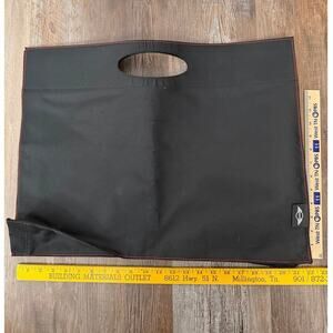 MINI COOPER Wind Deflector storage bag black with red stitching small logo EUC